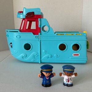 Fisher Price Little People Travel Together Friend Ship Boat Cruise Light & Sound